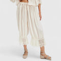Women's Lace Trim Harem Trousers