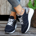 Women's Lightweight Sneakers with Side Zipper