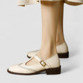 Women's Mary Jane Buckle Strap Flats