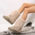 Winterstiefel für Damen mit Kunstfellbesatz