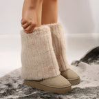 Winterstiefel für Damen mit Kunstfellbesatz