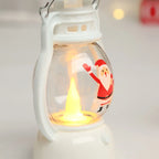 Weihnachtslaterne mit Santa-Lichtanzeige