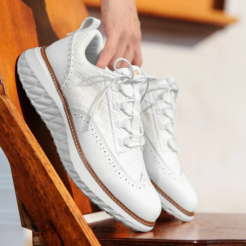 Men's Casual Lace-Up Walking Sneakers