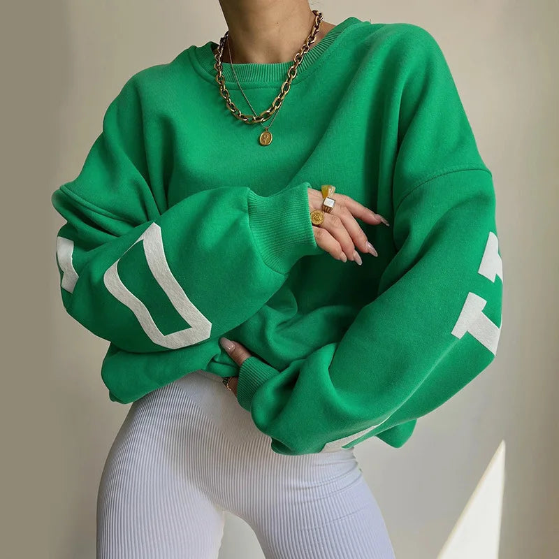 Women’s Oversized Graphic Sweatshirt