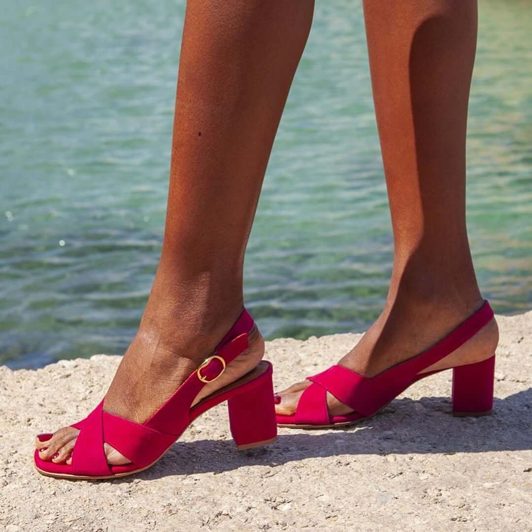 Women’s Slingback Block Heel Sandals
