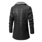 Men’s Long Sherpa Trim Coat
