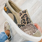 Slip-on-Sneaker für Damen mit gemischtem Muster
