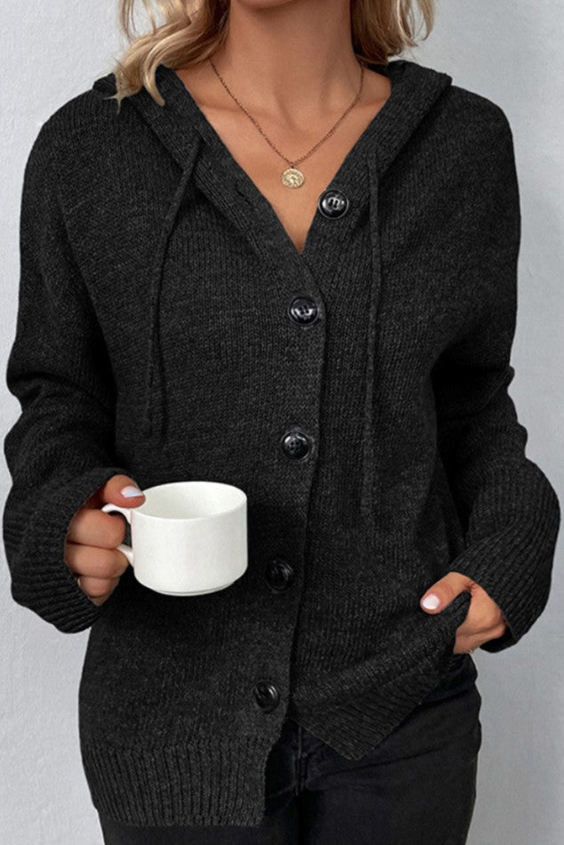 Cardigan boutonné décontracté pour femme