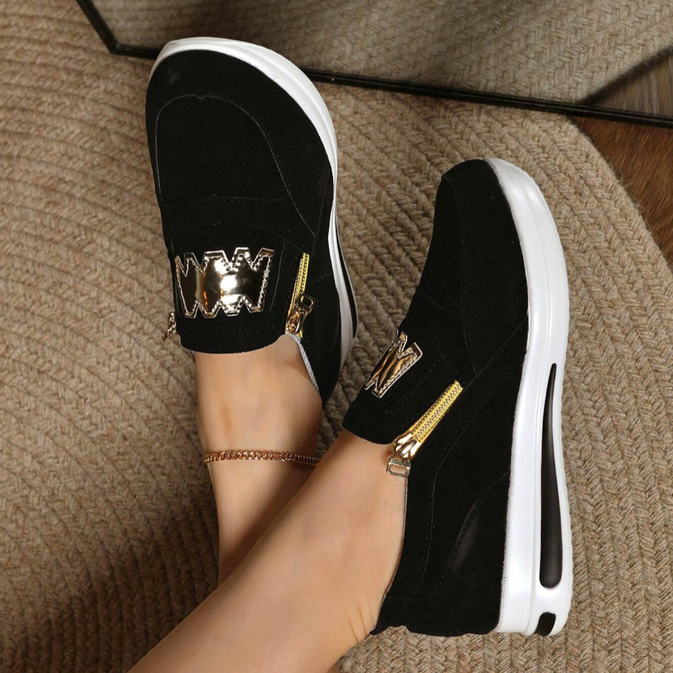 Women’s Zip Front Platform Sneakers