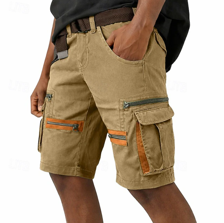 Short cargo multi-poches pour homme avec design utilitaire