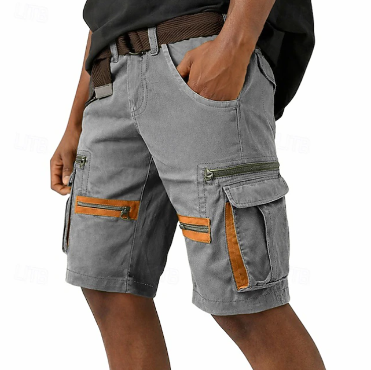 Short cargo multi-poches pour homme avec design utilitaire