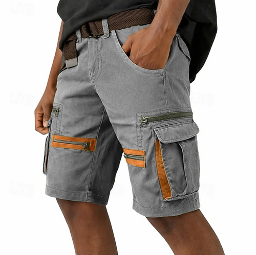 Short cargo multi-poches pour homme avec design utilitaire