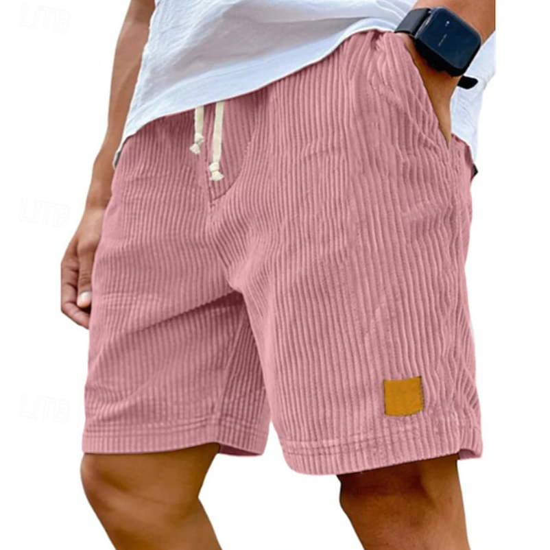 Herren-Cordshorts mit Kordelzug