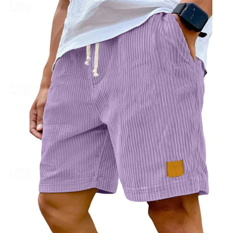 Herren-Cordshorts mit Kordelzug
