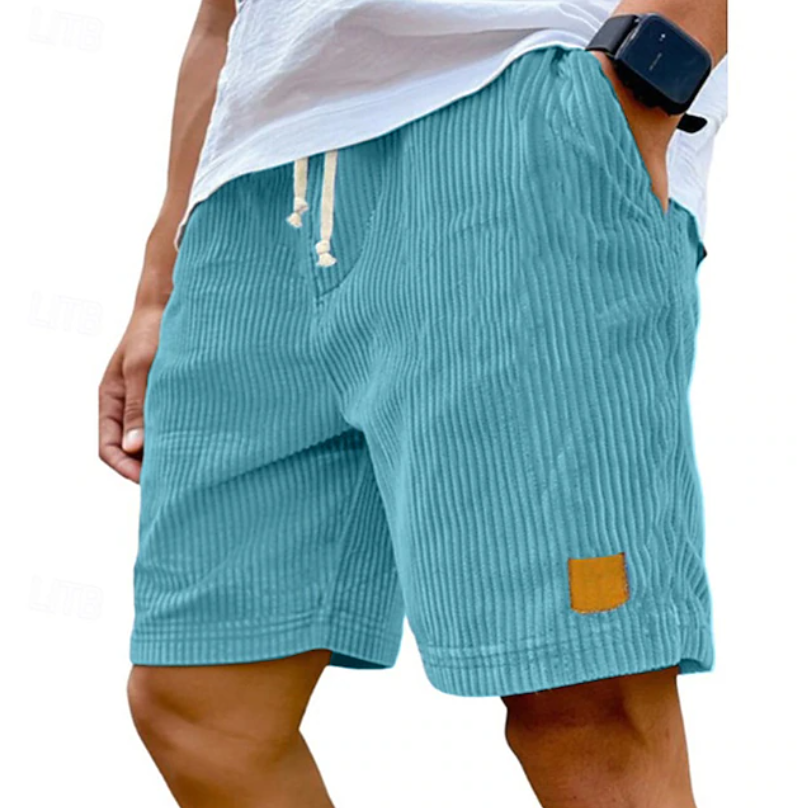 Herren-Cordshorts mit Kordelzug
