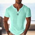 Men's Lightweight Henley T-Shirt