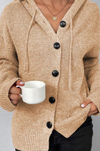 Cardigan da donna dalla vestibilità comoda con bottoni