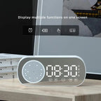 Digital Alarm Clock with Bluetooth Speaker