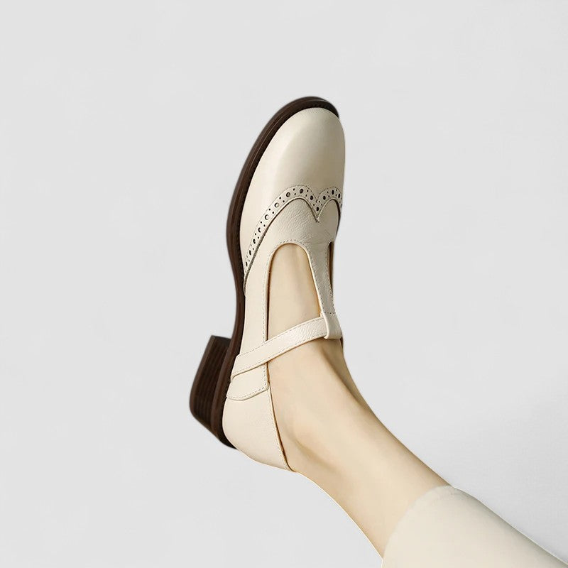 Women's Mary Jane Buckle Strap Flats
