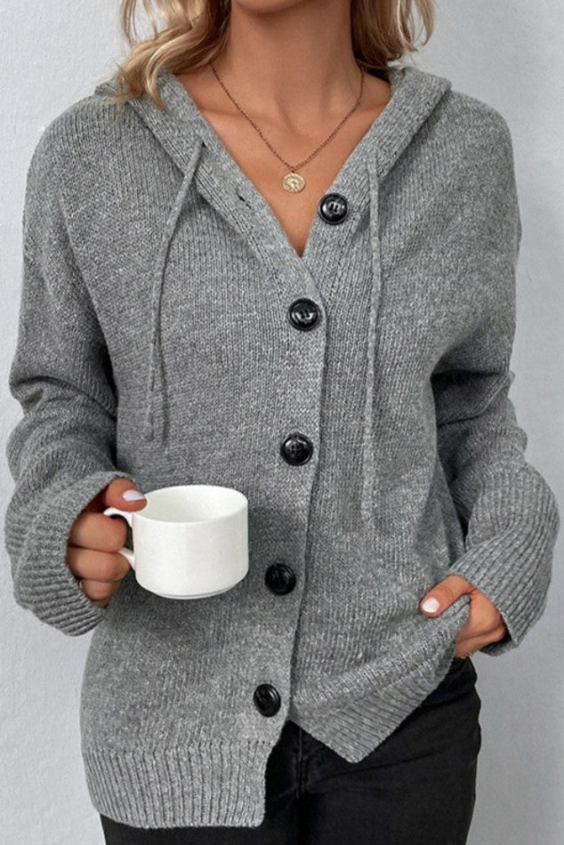 Cardigan da donna dalla vestibilità comoda con bottoni
