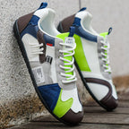 Herren Sneaker mit Farbfeldern, Schnürung und lässigem Design zum Gehen