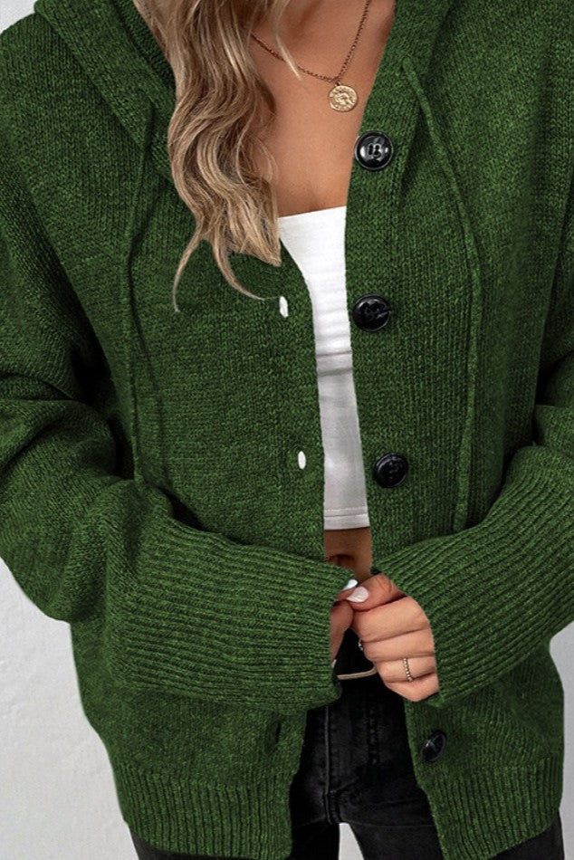 Cardigan da donna dalla vestibilità comoda con bottoni