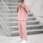 Herren Sommer-Co-ord-Set mit lockerem Schnitt, leicht und modern lässig