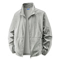 Leichte Herren-Windjacke mit Reißverschluss und Stehkragen