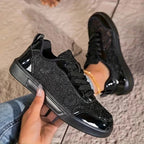 Women’s Breathable Lace Sneakers with Lightweight Sole and Elegant Fit