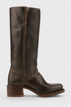 Botas clásicas de mujer hasta la rodilla con tacón apilado