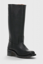 Botas clásicas de mujer hasta la rodilla con tacón apilado