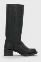 Botas clásicas de mujer hasta la rodilla con tacón apilado