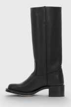 Botas clásicas de mujer hasta la rodilla con tacón apilado