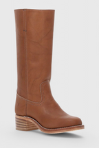 Botas clásicas de mujer hasta la rodilla con tacón apilado