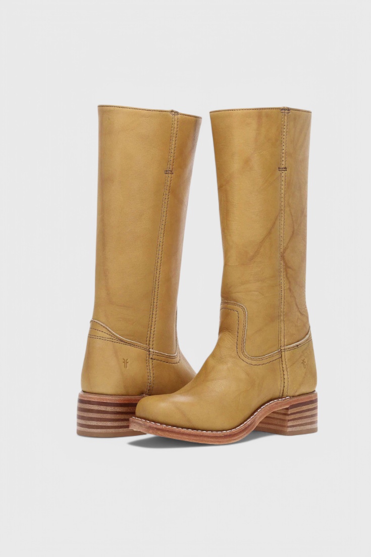Women’s Classic Knee-High Stacked Heel Boots