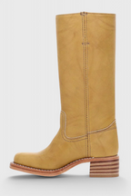 Botas clásicas de mujer hasta la rodilla con tacón apilado
