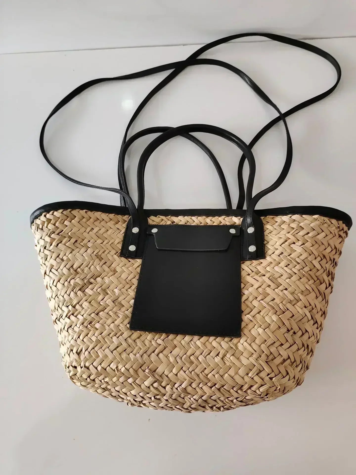 Women’s Woven Summer Shoulder Tote