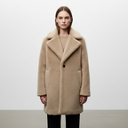 Women’s Teddy Lapel Coat