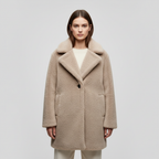 Women’s Teddy Lapel Coat