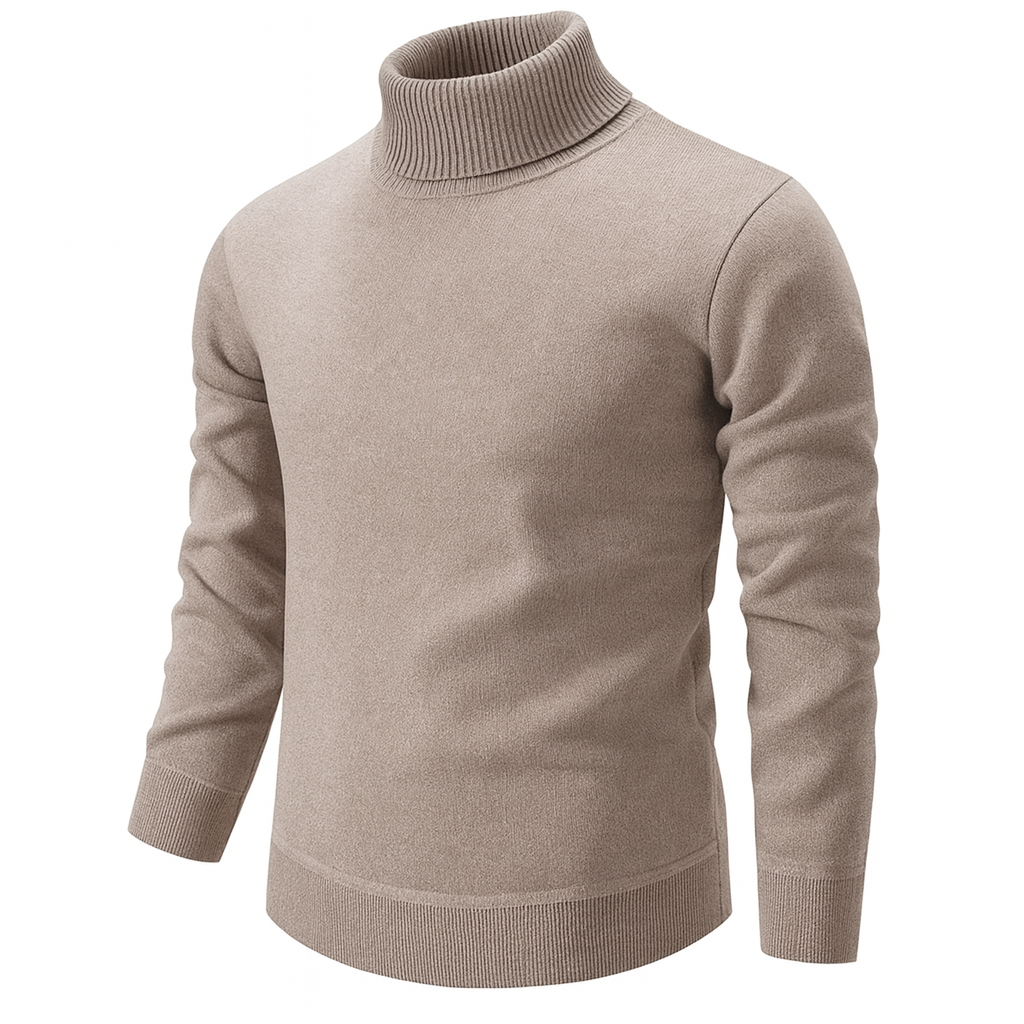 Klassischer Herren-Rollkragenpullover