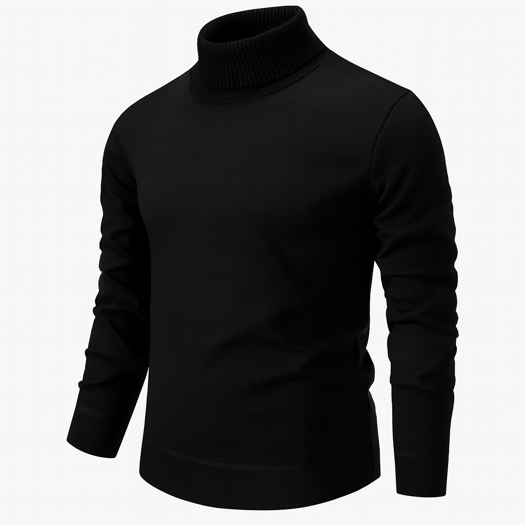 Klassischer Herren-Rollkragenpullover
