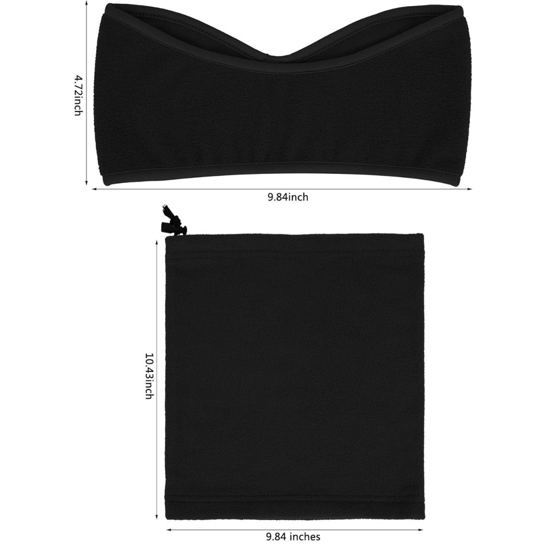 Set di fascia per capelli e sciarpa invernali