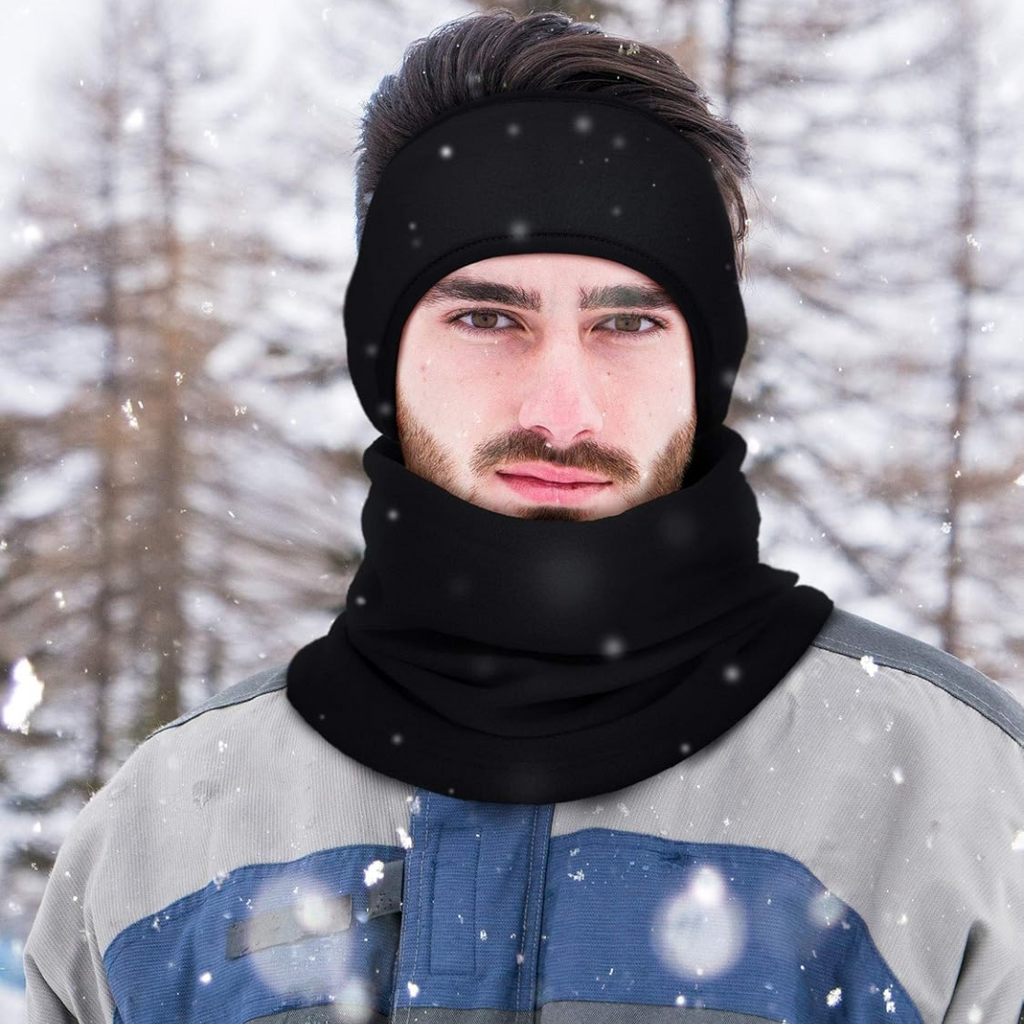 Set di fascia per capelli e sciarpa invernali