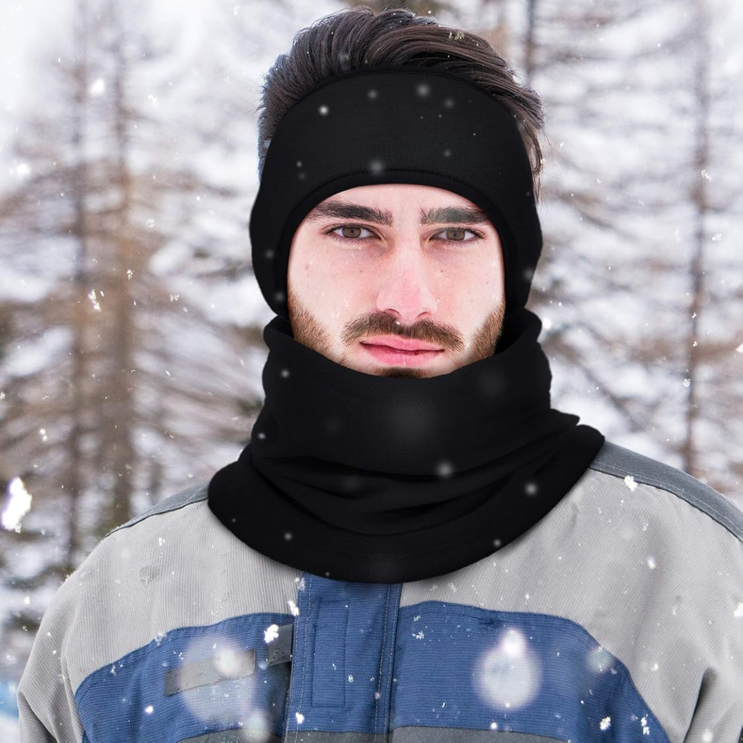 Set di fascia per capelli e sciarpa invernali