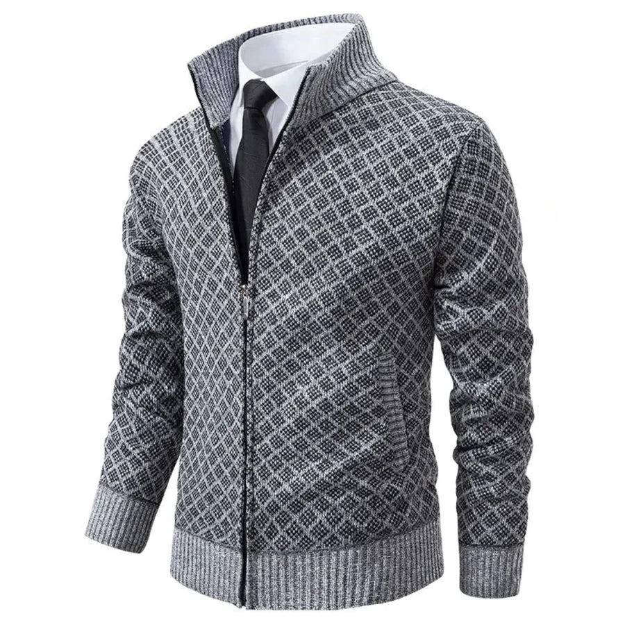 Gilet zippé texturé pour homme