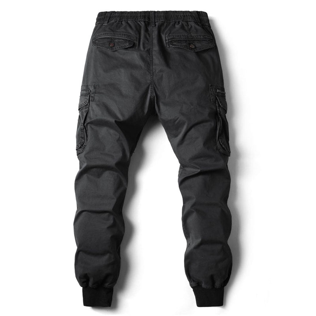 Men's Elastic Waist Cargo Jogger Pants