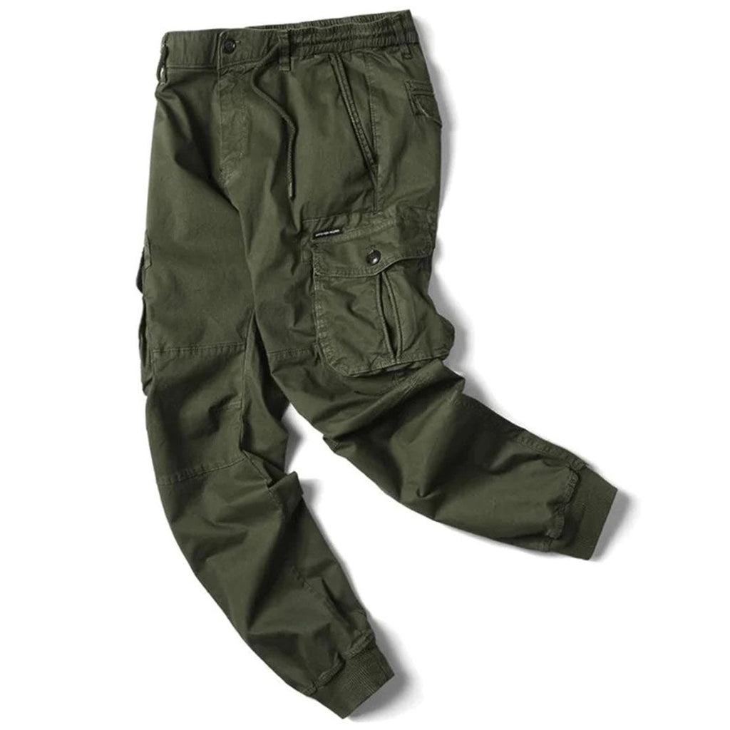 Men's Elastic Waist Cargo Jogger Pants