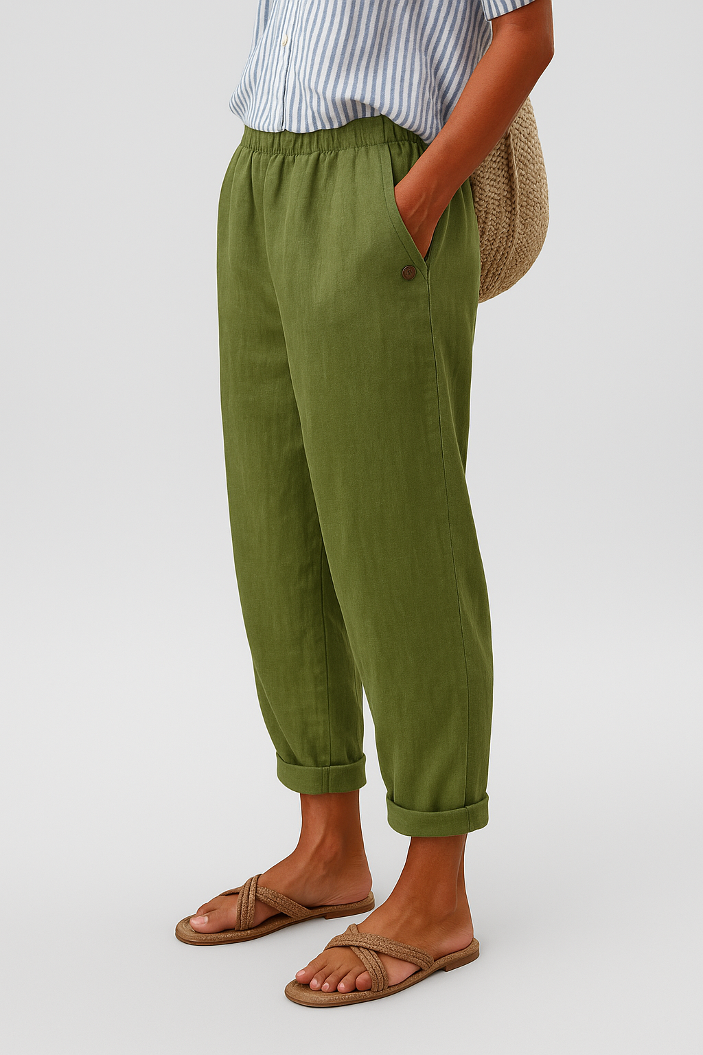 Women's Relaxed Tapered Trousers - Effortless Everyday Comfort