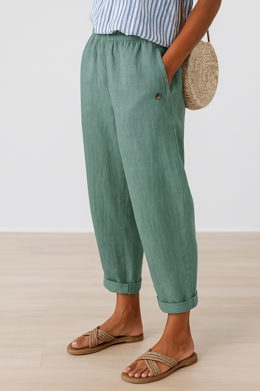 Women's Relaxed Tapered Trousers - Effortless Everyday Comfort