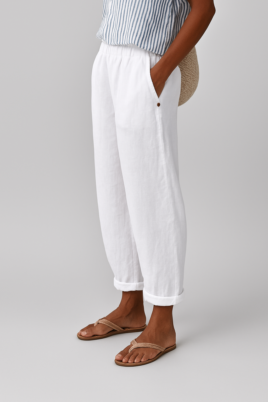 Women's Relaxed Tapered Trousers - Effortless Everyday Comfort